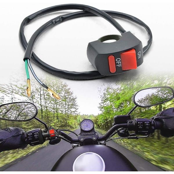 2-pack Motorcykel Styrstångs Brytare Brytare Brytare Brytare Vlo Motorcykel Pices Rglage Led Strålkastare Scooter Fordon Elektrisk - Snngv