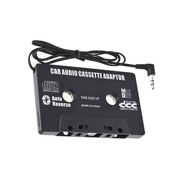 Bilkassett Audio Tape Adapter för mobiltelefon MP3 CD Radio 3,5 mm Jack Aux-kabel