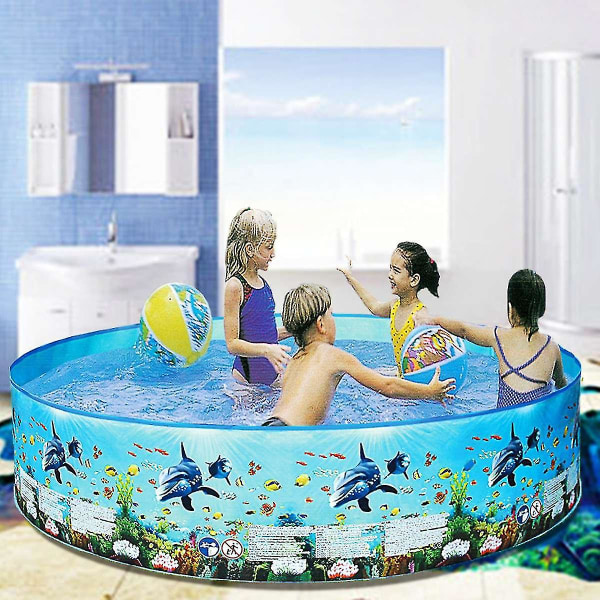 122/152/183/244 cm inramad pool swimmingpool Stora pooler för hus på landet Inga uppblåsbara familjebadbassänger för vuxna barn