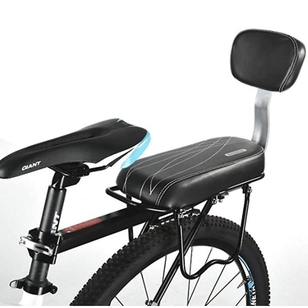 Cykelbaksätesdyna med ryggstöd, mountainbikebaksätesdyna, bekväm barnstol, cykelarmstöd bak