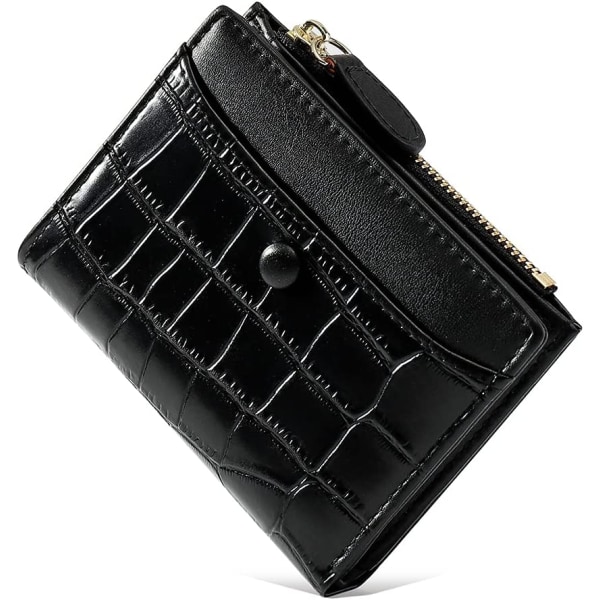Damer liten plånbok Mode sten mönster flickor plånbok black