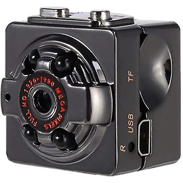 Mini HD-kamera Barnvakt Sportkamera Liten videokamera Videoinspelare Sportkamera Mini Night Vision-kamera (svart)