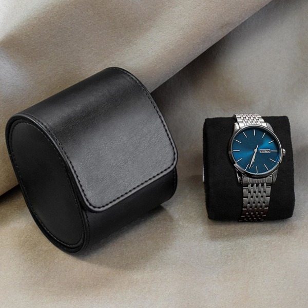 Bärbar Watch Box Reseklockor För Case Förvaring Organizer Läder För Armbandsur