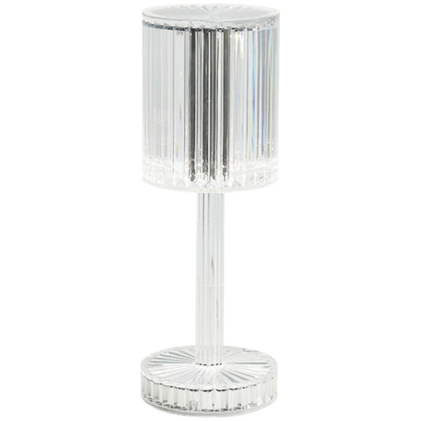 Modern Kristall Bordslampa Romantisk Nattljus Touch Control Akryl Bärbar Elegant Dekorativ Sänglampa För Sovrum Vardagsrum