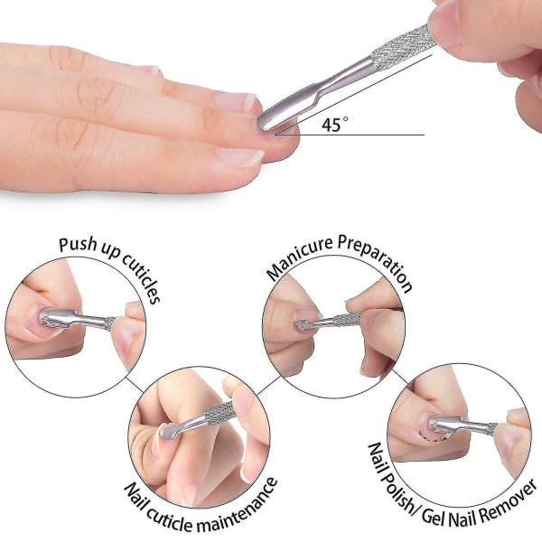 Nagelbandsklippare Tålig pedikyr manikyrverktyg för naglar och tånaglar Nagelbandstrimmer(a, stil)
