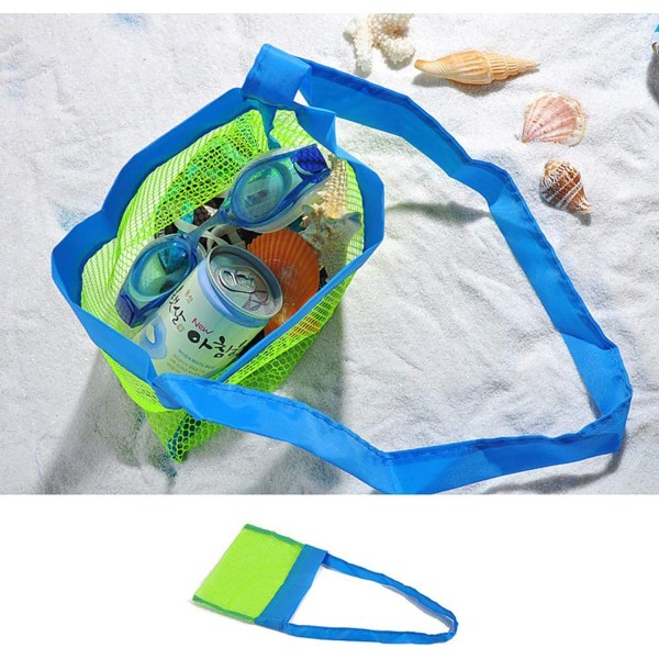 Beach Toy Storage Mesh Bag Beach Bag (storlek 2, 2st, 24×24cm) Size 2