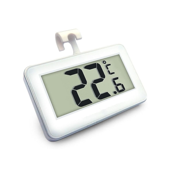 Digital termometer temperaturmätare med krok Vattentät med hög precision för kyl och frys