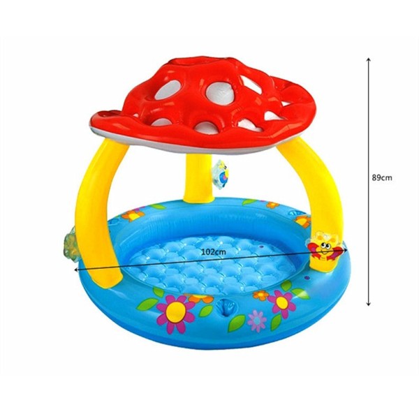 Förtjockad svamp baby leker vattenpolo pool inomhuspool pool uppblåsbar barnpool