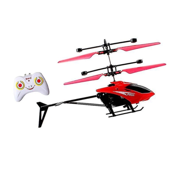 Anti-kollision Fjärrstyrd Helikopter Rc Drone Mini Drone Rc Infraröd Induktion Flygplan Blinkande Led Ljus Leksak Typ A (slumpmässig Färg)