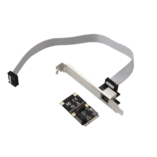 Mini PCIe Gigabit Nätverkskort med En Port 2500m Ethernet Nätverksadapter RJ45 LAN Gaming Nätverk C