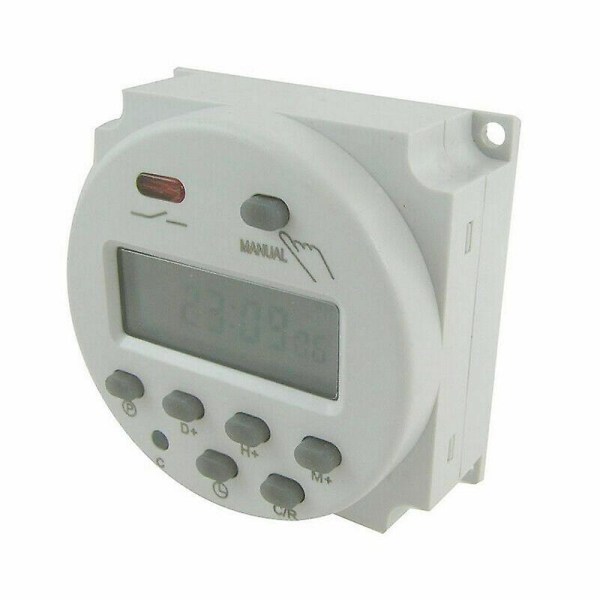 12v mini lcd digital lcd power veckoprogrammerare reläbrytare digital timer power timerstyrning
