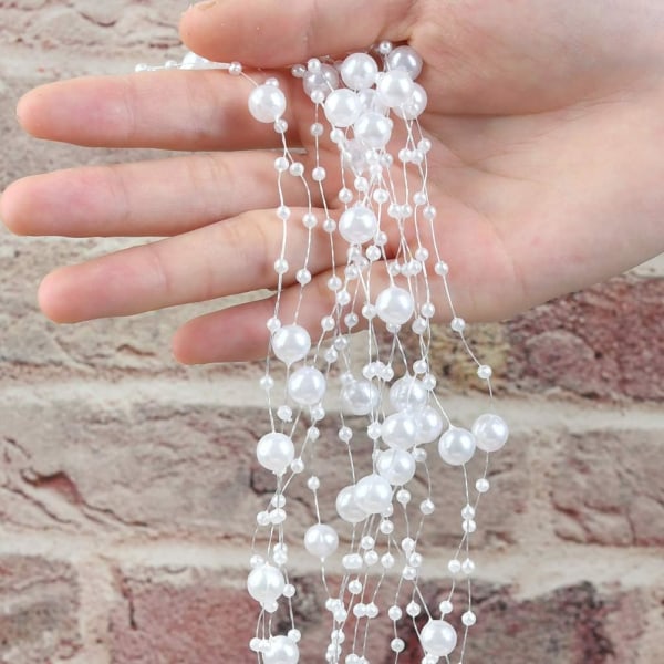 Pearl Beads Chain Garland 30m Nice Beads Rep