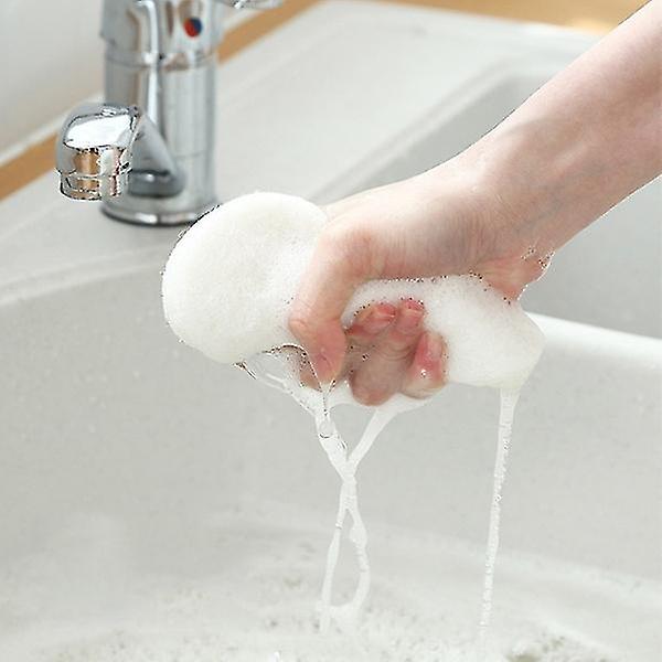 1st Bärbar toalettborste Multifunktionssvamp Långt badkar Golv Rengöring av hem Rengöringsborste för badrum