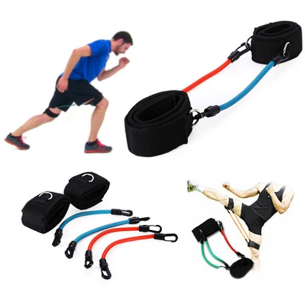 Blue Leg Strength Strap Band Kickboxning Thai Taekwondo