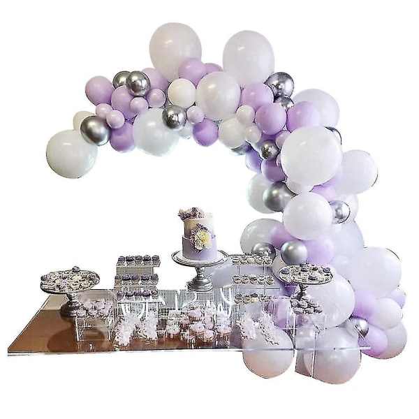 103 st Ballong Garland Arch Kit, lila ballonger för festdekor