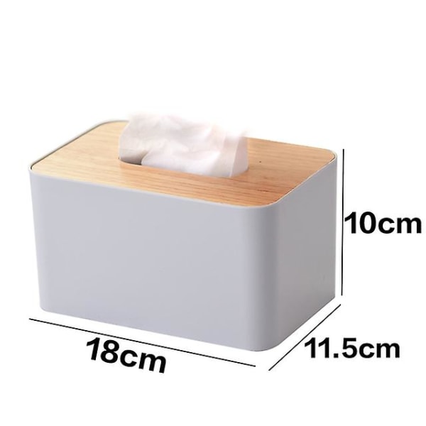 Japansk mjukpapperslåda Cover Toalettpapperslåda Servetthållare i massivt trä Enkel modehållare för hembil