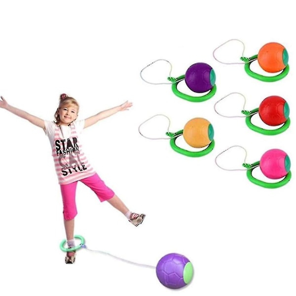 Skip Ball Barn Träning Koordination Och Balans Hopp Hoppa Lekplats Toy_happyshop Lila