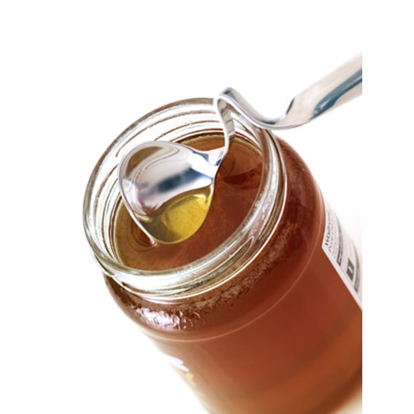 Förpackning med 10 honungsskedar, rostfritt stål, 14,5 cm hängande kopp kaffesked Kreativ dessertsked Kafferörssked Hushållsbestick rund sked