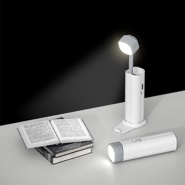 LED ögonskydd skrivbordslampa för inlärning, läsning, sovrum, sovsal, USB laddnings nattlampa