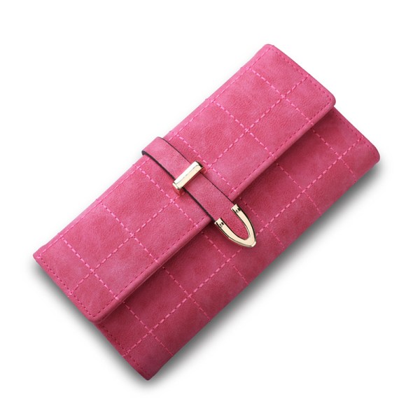 Elegant plånbok för damer i läderimitation Plånbok Plånbok Plånbok för kvinnor Handväska pink