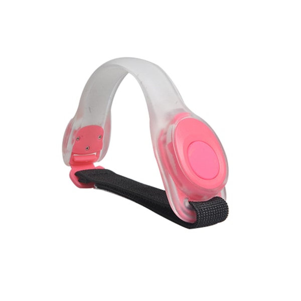 Safty LED-armband Promenad Jogging Utomhus Cyling Nattlöpning Ljus upp Lysande pink