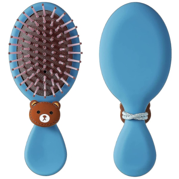 Ghyt hårborste, liten oval hårborste för alla hårtyper (blå) hårborste, liten oval hårborste för alla hårtyper (blå)