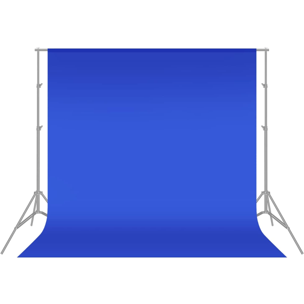 Vikbar fotografisk bakgrundsduk blue