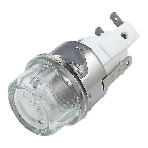 Hembakning E14 inbyggd ugnslampa huvud med strömbrytare 220/240V ugnslampa lampa mikrovågsugn