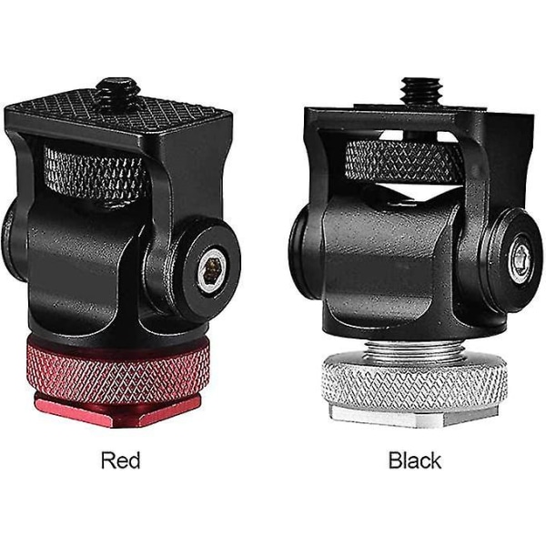 Hot shoe monteringsbas, hot shoe monteringsfäste och SLR kamera monterings bas med skiftnyckel red