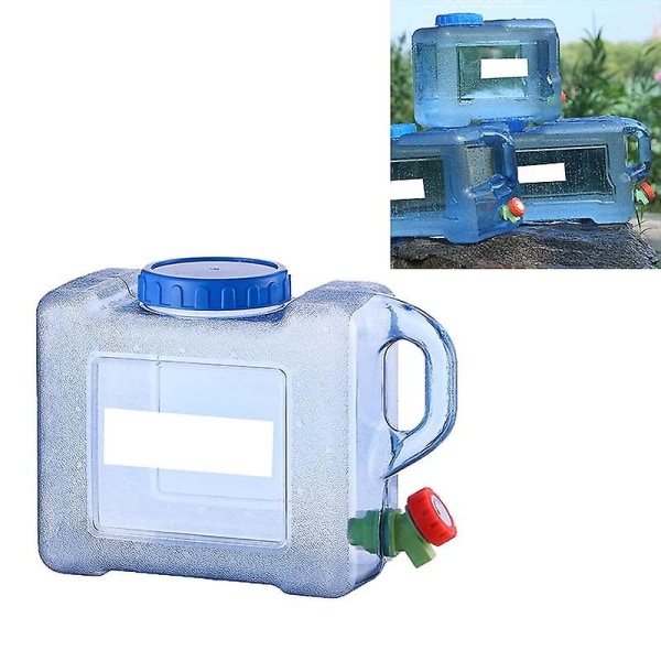 5l Bärbar utomhus Vattenbehållare med stor kapacitet Vattentank hink Camping Picknick Driving Vattenkokare