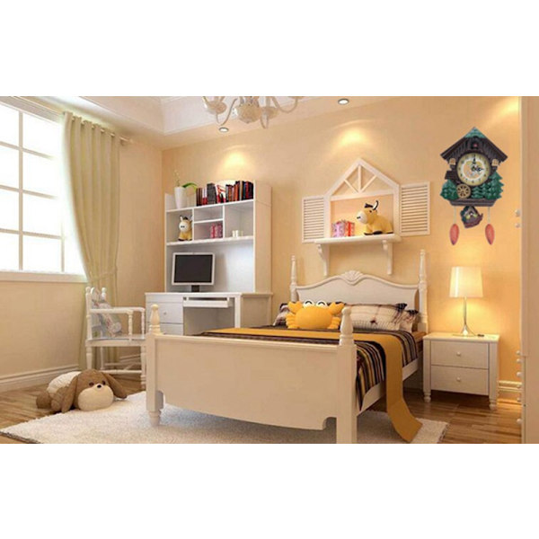 Cuckoo Bird House Kreativ Väggklocka Tecknad Barnrum Dekorativ