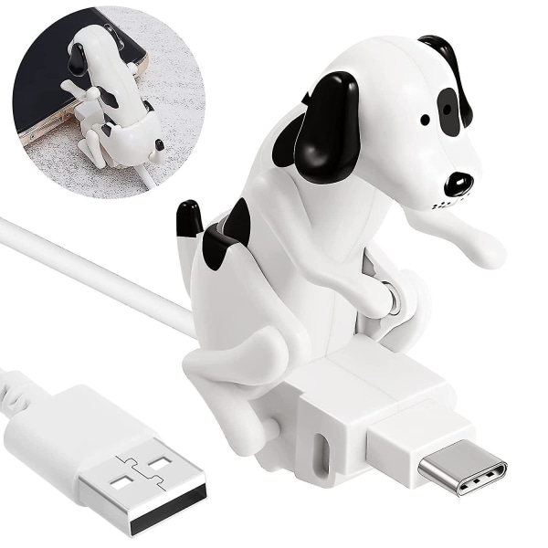 Ghyt Stray Dog Laddningskabel Hund Smartphone USB Kabel Laddare USB Dataöverföring Mini Humping Spot Dog Kabel För USB Laddningskabel av mobiltelefon