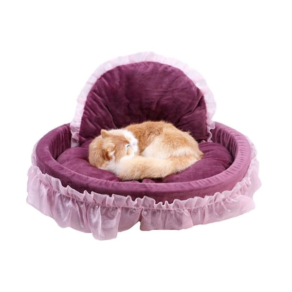 Kattsäng Varm mjuk plyschsoffa Husdjur Katt Nesting Tvättbar bärbar säng