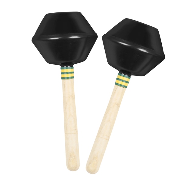 1 par Orff Sand Hammer Orff Instrument Barn Rattle Toys black