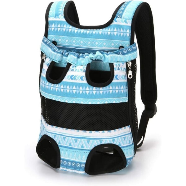 Ryggsäckar för hundar Belly Carrier Bags for Cat Hund Resväska Liten Carrier Belly Dog Carrier，Blå，S