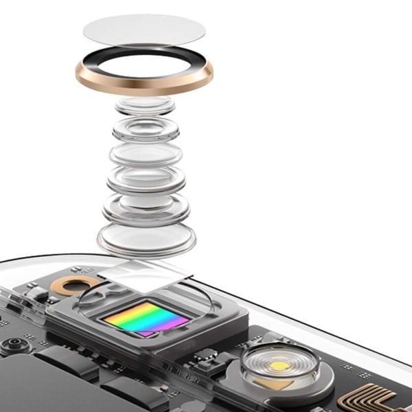 SF02 Bärbar uppladdningsbar mobiltelefon Foto Selfie LED-fyllningsljus med klämma white