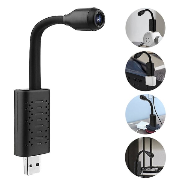 Mini spionkamera WiFi dolda kameror Trådlös liten Nanny Cam USB -kontakt Dold spionkamera HD-säkerhetskamera
