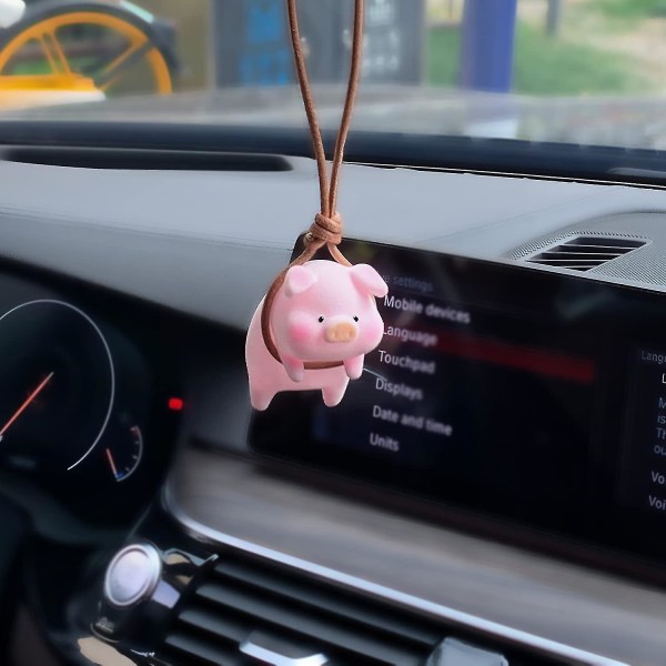 Bil backspegelhänge Lucky Piggy Hängande prydnad Autointeriördekoration (piggyhänge)