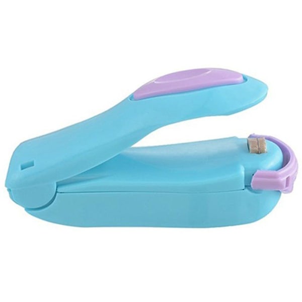Ny Bärbar Mini Heat Sealer Plastpåse Pulse Sealer Handverktyg, 1 stycke, Blå