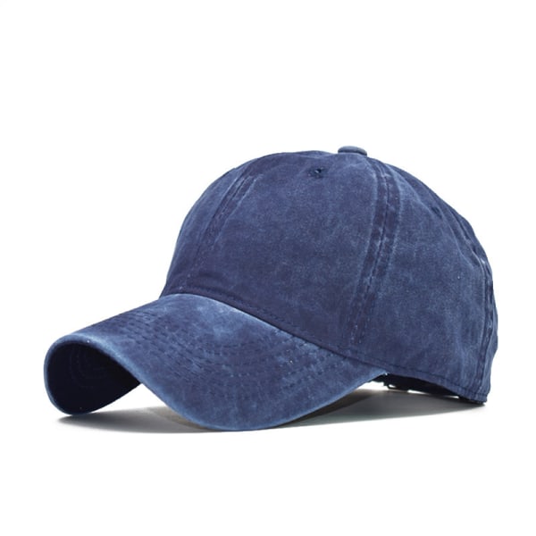 Unisex cap, cap, justerbar vuxenhatt, sport, cool, moderiktig cap för män och kvinnor navy blue
