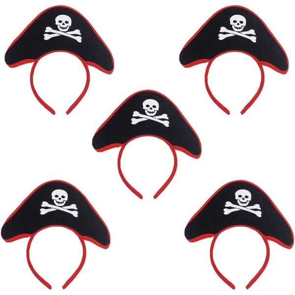 Piratmössa: Prydnadskläder Accessoarer Halloween Pannband Kostym Cap för Halloween dekoration Maskerad Pirat temafest