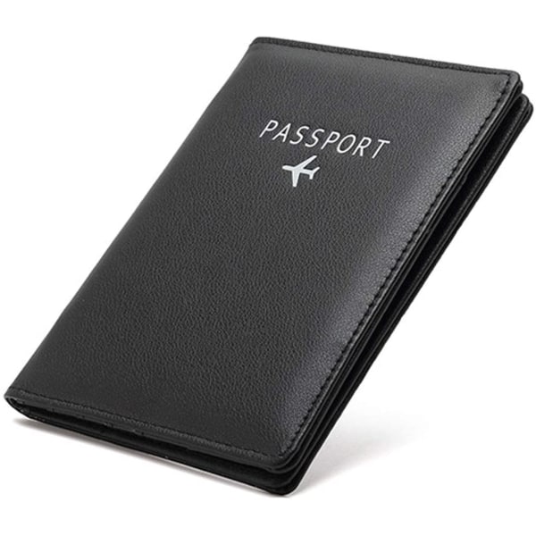 Resa PU-läderplånbok med RFID-blockeringsfunktion black