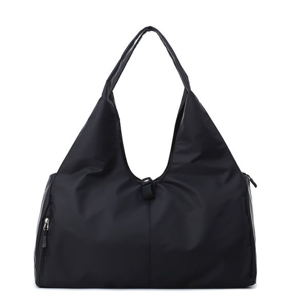 Fashion Travel Organizer Resväska Shoppingväska Stor kapacitet Vikbar Vattentät Quick Dry Bag black