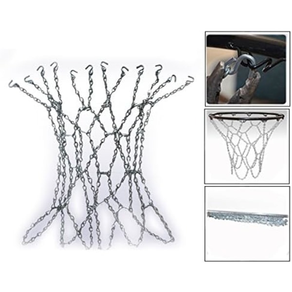 Basket Hoop Net, Basket Net med S-krokar