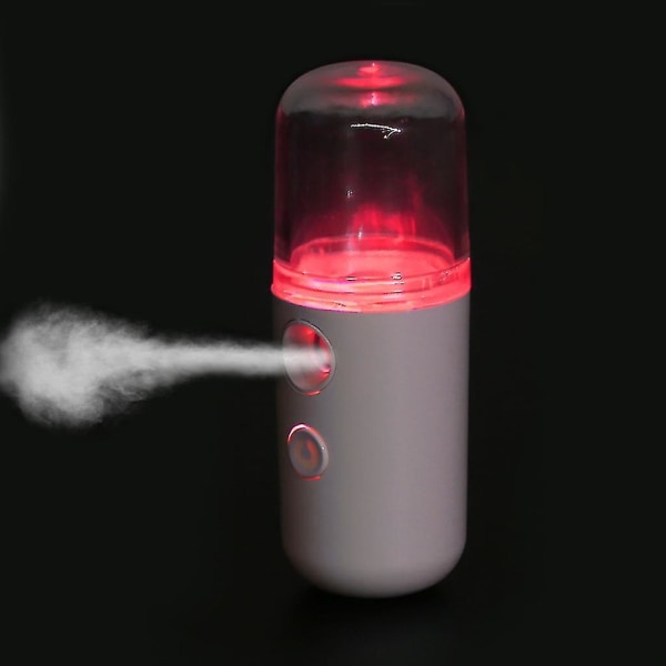 Bärbar USB uppladdningsbar Nano-luftfuktare Kyldimspruta Nano Ansiktsångare Skönhetsanordning