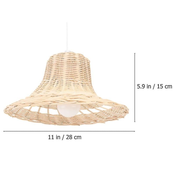 1 st Rattanvävd Lampskärmsöverdrag