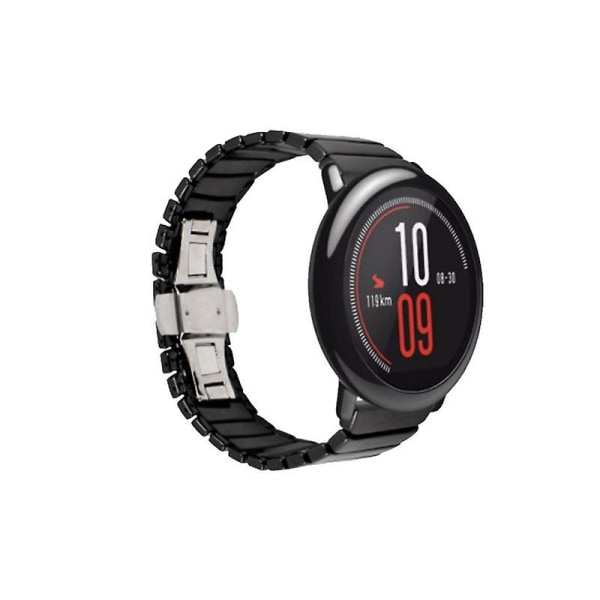 22 mm keramiskt watch Bambu Joint watch med metallspänne Snyggt watch kompatibelt för watch 1/2/2s svart