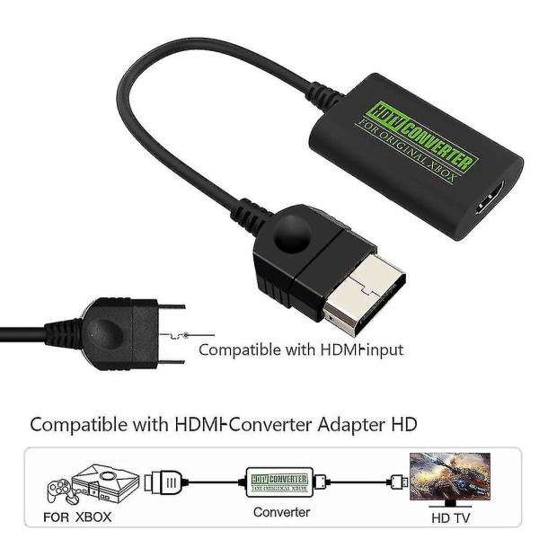 Spelkonsol HDMI-kompatibel adapter för Xbox spelkonsol