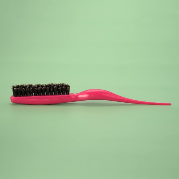 1 stycke varmt rosa hår retande borste Galtborst hårborste för volym hår hårbottenmassage (rosa)