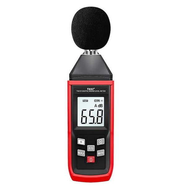 Ta8151 Digital Professional Ljudnivåmätare Brustestare Ljuddetektormätare Decibelmonitor 30-130db Mätinstrument